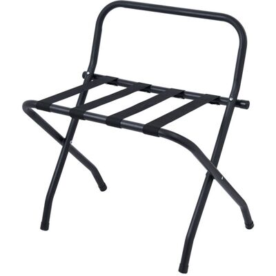 CORBY Metall-Gepäckablage mit Rückenlehne Ashton in Schwarz; 62x68x51.5 cm (BxHxL); schwarz CORBY Metall-Gepäckablage mit Rückenlehne Ashton in Schwarz; 62x68x51.5 cm (BxHxL); schwarz
