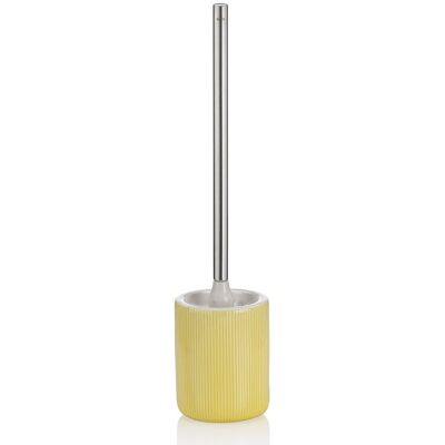 kela Wc-Garnitur Ava Keramik rauchblau 45,0cm 10,0cmØ; 10x45 cm (ØxH); sonnengelb kela Wc-Garnitur Ava Keramik rauchblau 45,0cm 10,0cmØ; 10x45 cm (ØxH); sonnengelb