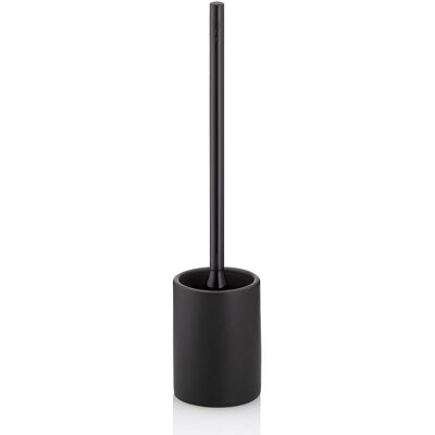 kela Wc-Garnitur Matsi Keramik hellgrau 44,5cm 10,5cmØ; 10.5x44.5 cm (ØxH); schwarz kela Wc-Garnitur Matsi Keramik hellgrau 44,5cm 10,5cmØ; 10.5x44.5 cm (ØxH); schwarz