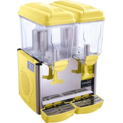 Stalgast Getränkedispenser 2 x 12 Liter; 24000 ml, 43x63.2x43 cm (BxHxT); gelb/transparent Stalgast Getränkedispenser 2 x 12 Liter; 24000 ml, 43x63.2x43 cm (BxHxT); gelb/transparent