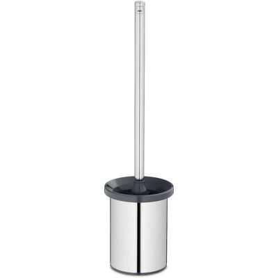 kela WC-Garnitur Alor Edelstahl 18/10 Standmodell; 11.5x45 cm (ØxH); dunkelgrau kela WC-Garnitur Alor Edelstahl 18/10 Standmodell; 11.5x45 cm (ØxH); dunkelgrau