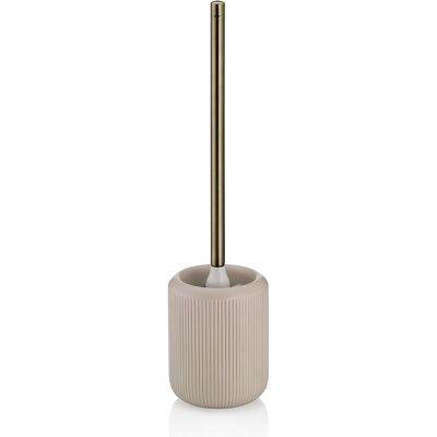 kela Wc-Garnitur Adele Keramik offwhite 45,5cm 11,0cmØ; 11x45.5 cm (ØxH); steingrau kela Wc-Garnitur Adele Keramik offwhite 45,5cm 11,0cmØ; 11x45.5 cm (ØxH); steingrau
