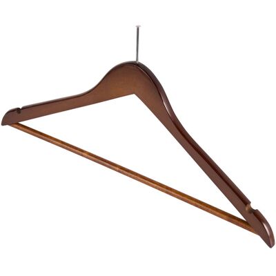 CORBY Chelsea Kleiderbügel mit Sicherheitsstift; 1.2x21.5 cm (LxH); natur; 100 Stück / Pack CORBY Chelsea Kleiderbügel mit Sicherheitsstift; 1.2x21.5 cm (LxH); natur; 100 Stück / Pack