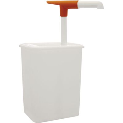 Schneider Druckknopf Dosierspender Materialmix; 3000 ml, 17.5x14 cm (LxB); weiß Schneider Druckknopf Dosierspender Materialmix; 3000 ml, 17.5x14 cm (LxB); weiß