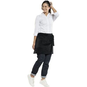 Chaud Devant Bistroschürze Black Velvet W80–L45; 45x80 cm (LxB); schwarz Chaud Devant Bistroschürze Black Velvet W80–L45; 45x80 cm (LxB); schwarz