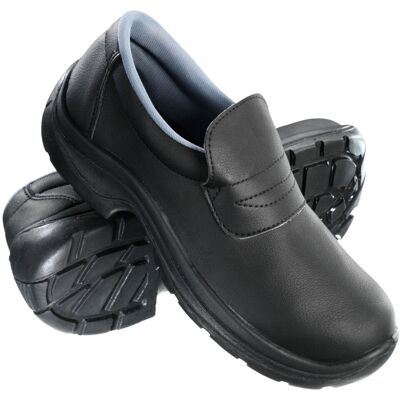 AWC Herrenslipper Joe II mit Stahlkappe; Schuhgröße 38; schwarz AWC Herrenslipper Joe II mit Stahlkappe; Schuhgröße 38; schwarz