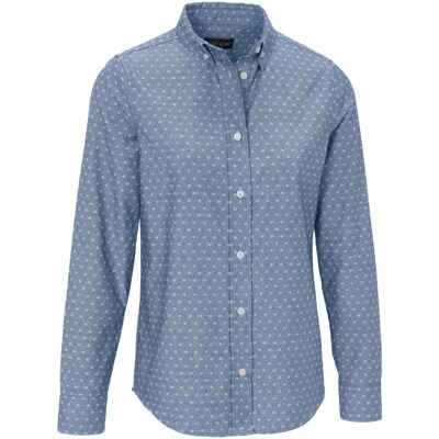 JOBELINE Damenbluse Jona; Kleidergröße 34; blau/weiß JOBELINE Damenbluse Jona; Kleidergröße 34; blau/weiß