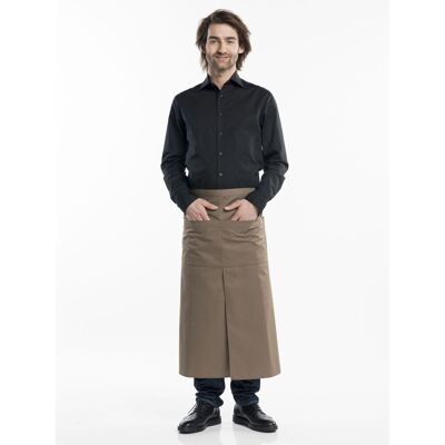 Chaud Devant Bistroschürze 4–Pockets Taupe W90 – L80; 80x90 cm (LxB); taupe Chaud Devant Bistroschürze 4–Pockets Taupe W90 – L80; 80x90 cm (LxB); taupe