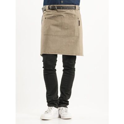 Chaud Devant Bistroschürze Forene Mud Denim W70 – L50; 50x70 cm (LxB); braun Chaud Devant Bistroschürze Forene Mud Denim W70 – L50; 50x70 cm (LxB); braun
