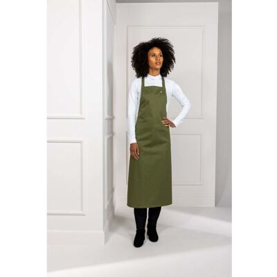 Le Nouveau Chef Kochschürze Denver ; 70x110 cm (LxB); grün Le Nouveau Chef Kochschürze Denver ; 70x110 cm (LxB); grün