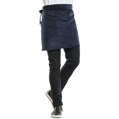 Chaud Devant Bistroschürze Blue Velvet W80–L45; 45x80 cm (LxB); dunkelblau Chaud Devant Bistroschürze Blue Velvet W80–L45; 45x80 cm (LxB); dunkelblau