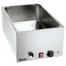 Bartscher Bain-Marie mit Wasserablaufhahn; 59x34x24 cm (BxHxT); silber