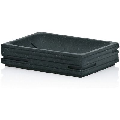 kela Seifenschale Posidon Polyresin schwarz 11,5x8,5x3,0cm; 8.5x3x11.5 cm (BxHxT); schwarz; rechteckig kela Seifenschale Posidon Polyresin schwarz 11,5x8,5x3,0cm; 8.5x3x11.5 cm (BxHxT); schwarz; rechteckig