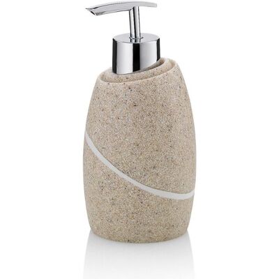 kela Seifenspender Talus Polyresin; 300 ml, 7.5x16x7.5 cm (BxHxT); beige; rund kela Seifenspender Talus Polyresin; 300 ml, 7.5x16x7.5 cm (BxHxT); beige; rund