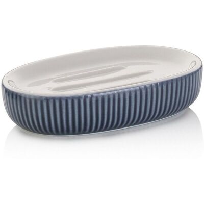 kela Seifenschale Ava Keramik; 8.5x3x13.5 cm (BxHxT); blau; oval kela Seifenschale Ava Keramik; 8.5x3x13.5 cm (BxHxT); blau; oval