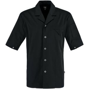 JOBELINE Herren Kochjacke Joel Kurzarm; Kleidergröße 54; schwarz JOBELINE Herren Kochjacke Joel Kurzarm; Kleidergröße 54; schwarz