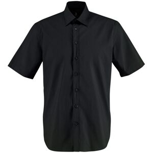 JOBELINE Herren Hemd Porter Kurzarm; Kleidergröße 37/38; schwarz JOBELINE Herren Hemd Porter Kurzarm; Kleidergröße 37/38; schwarz