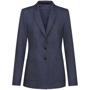 GREIFF Damen-Jerseylangblazer RF Casual; Kleidergröße 52; blau meliert GREIFF Damen-Jerseylangblazer RF Casual; Kleidergröße 52; blau meliert