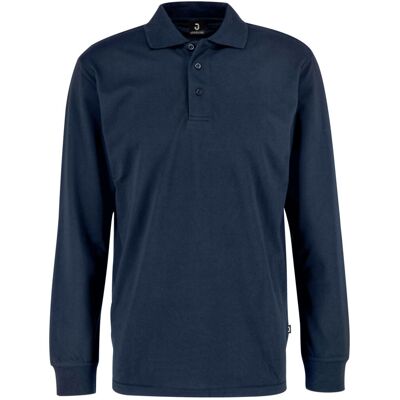 JOBELINE Herren Poloshirt Fly Langarm; Kleidergröße 3XL; navy JOBELINE Herren Poloshirt Fly Langarm; Kleidergröße 3XL; navy