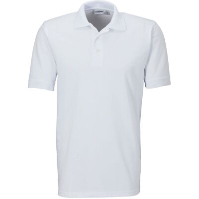 PULSIVA Herren Polo-Shirt Sunny Halbarm; Kleidergröße 2XL; weiß PULSIVA Herren Polo-Shirt Sunny Halbarm; Kleidergröße 2XL; weiß
