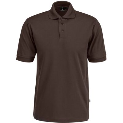 JOBELINE Herren Poloshirt Fly Kurzarm; Kleidergröße 2XL; cocabraun JOBELINE Herren Poloshirt Fly Kurzarm; Kleidergröße 2XL; cocabraun