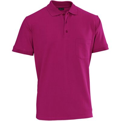 JOBELINE Herren Poloshirt Cato Kurzarm; Kleidergröße S; brombeer JOBELINE Herren Poloshirt Cato Kurzarm; Kleidergröße S; brombeer