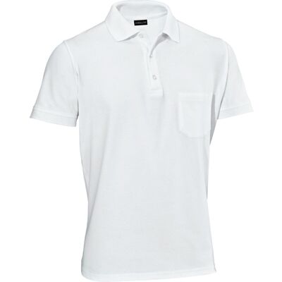JOBELINE Herren Poloshirt Cato Kurzarm; Kleidergröße 2XL; weiß JOBELINE Herren Poloshirt Cato Kurzarm; Kleidergröße 2XL; weiß
