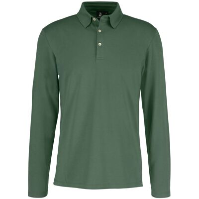 JOBELINE Herren Poloshirt Malme Langarm; Kleidergröße 3XL; oliv JOBELINE Herren Poloshirt Malme Langarm; Kleidergröße 3XL; oliv