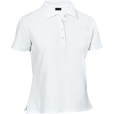 JOBELINE Damen Poloshirt Cato Kurzarm; Kleidergröße S; weiß JOBELINE Damen Poloshirt Cato Kurzarm; Kleidergröße S; weiß