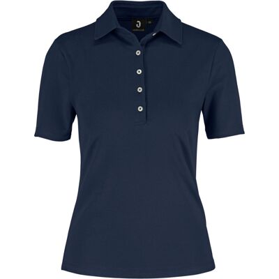 JOBELINE Damen Poloshirt Malme Kurzarm; Kleidergröße L; navy JOBELINE Damen Poloshirt Malme Kurzarm; Kleidergröße L; navy