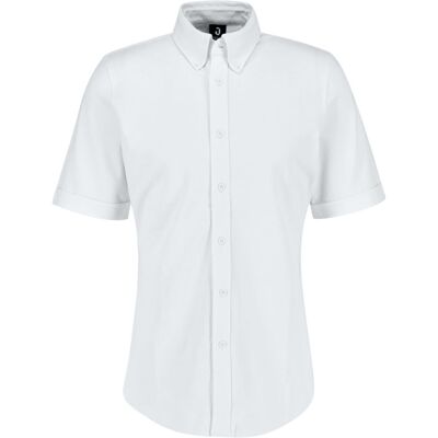 JOBELINE Herren Hemd Piqué Kurzarm; Kleidergröße 3XL; weiß JOBELINE Herren Hemd Piqué Kurzarm; Kleidergröße 3XL; weiß