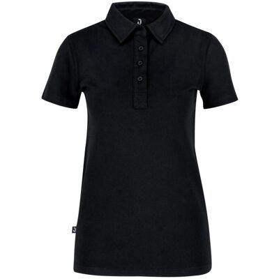 JOBELINE Damen Poloshirt Oliver Kurzarm; Kleidergröße S; schwarz JOBELINE Damen Poloshirt Oliver Kurzarm; Kleidergröße S; schwarz