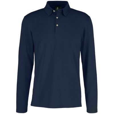 JOBELINE Herren Poloshirt Malme Langarm; Kleidergröße 3XL; navy JOBELINE Herren Poloshirt Malme Langarm; Kleidergröße 3XL; navy