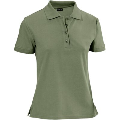 JOBELINE Damen Poloshirt Cato Kurzarm; Kleidergröße XL; oliv JOBELINE Damen Poloshirt Cato Kurzarm; Kleidergröße XL; oliv
