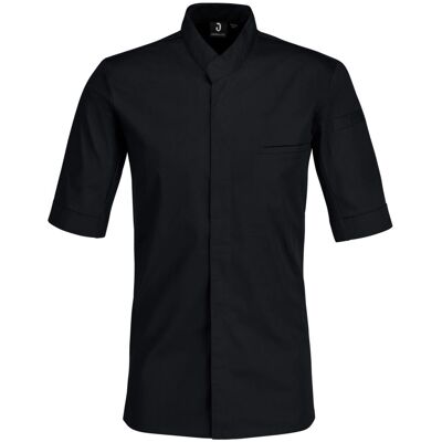 JOBELINE Herren Kochjacke Marco Kurzarm; Kleidergröße 60; schwarz JOBELINE Herren Kochjacke Marco Kurzarm; Kleidergröße 60; schwarz