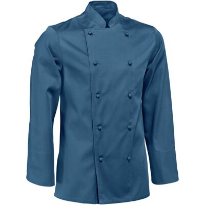 PULSIVA Herrenkochjacke Paolo Langarm; Kleidergröße 62; dunkelblau PULSIVA Herrenkochjacke Paolo Langarm; Kleidergröße 62; dunkelblau