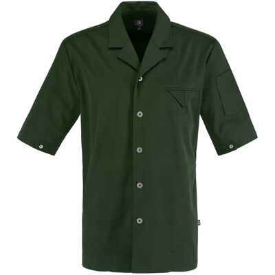 JOBELINE Herren Kochjacke Joel Kurzarm; Kleidergröße 60; dunkeloliv JOBELINE Herren Kochjacke Joel Kurzarm; Kleidergröße 60; dunkeloliv