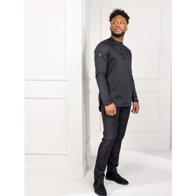 Le Nouveau Chef Kochjacke Elias ; Kleidergröße XL; schwarz Le Nouveau Chef Kochjacke Elias ; Kleidergröße XL; schwarz