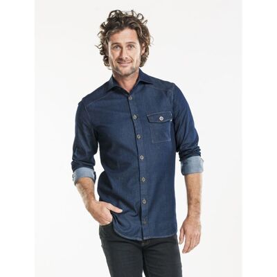 Chaud Devant Hemd Men Black Stretch; Kleidergröße 3XL; denim dunkel Chaud Devant Hemd Men Black Stretch; Kleidergröße 3XL; denim dunkel