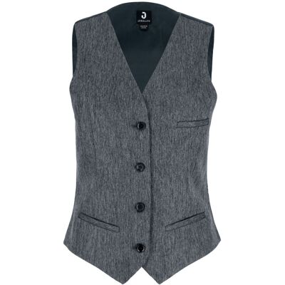 JOBELINE Damen Weste Charleston; Kleidergröße 44; graublau JOBELINE Damen Weste Charleston; Kleidergröße 44; graublau