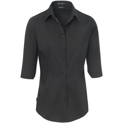 JOBELINE Damenbluse Delano Dreiviertelarm; Kleidergröße 48; schwarz JOBELINE Damenbluse Delano Dreiviertelarm; Kleidergröße 48; schwarz