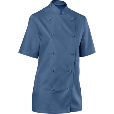PULSIVA Damenkochjacke Pauline Halbarm; Kleidergröße 40; dunkelblau PULSIVA Damenkochjacke Pauline Halbarm; Kleidergröße 40; dunkelblau