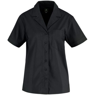 JOBELINE Damen Bluse Magnum Kurzarm; Kleidergröße 42; schwarz JOBELINE Damen Bluse Magnum Kurzarm; Kleidergröße 42; schwarz