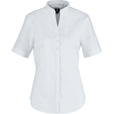 JOBELINE Damen Bluse Lani Kurzarm; Kleidergröße 42; weiß JOBELINE Damen Bluse Lani Kurzarm; Kleidergröße 42; weiß