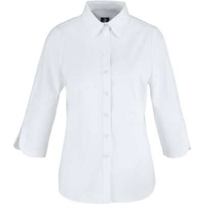 JOBELINE Damen Bluse Porter Dreiviertelarm; Kleidergröße 42; weiß JOBELINE Damen Bluse Porter Dreiviertelarm; Kleidergröße 42; weiß