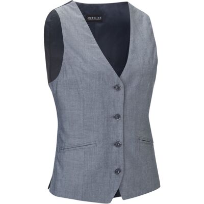 JOBELINE Damen Weste Blake; Kleidergröße 46; hellblau JOBELINE Damen Weste Blake; Kleidergröße 46; hellblau