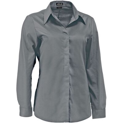 JOBELINE Damen Bluse Fiore Langarm; Kleidergröße 42; grau JOBELINE Damen Bluse Fiore Langarm; Kleidergröße 42; grau