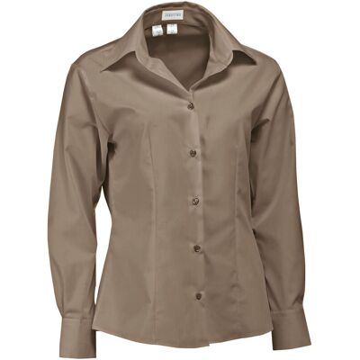 JOBELINE Damenbluse Filipa Langarm; Kleidergröße 34; taupe JOBELINE Damenbluse Filipa Langarm; Kleidergröße 34; taupe