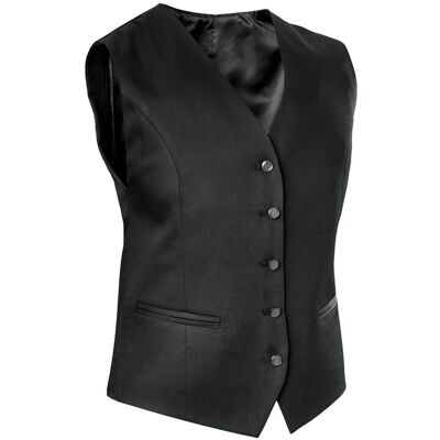 JOBELINE Damen Weste Bistro; Kleidergröße 40; schwarz JOBELINE Damen Weste Bistro; Kleidergröße 40; schwarz