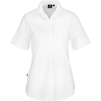 JOBELINE Damen Bluse Fiore Kurzarm; Kleidergröße 42; weiß JOBELINE Damen Bluse Fiore Kurzarm; Kleidergröße 42; weiß